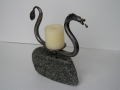 dragon candlestick in rock
