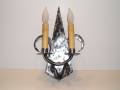 electric candle design wall light sconce