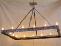 rectangular electric chandelier